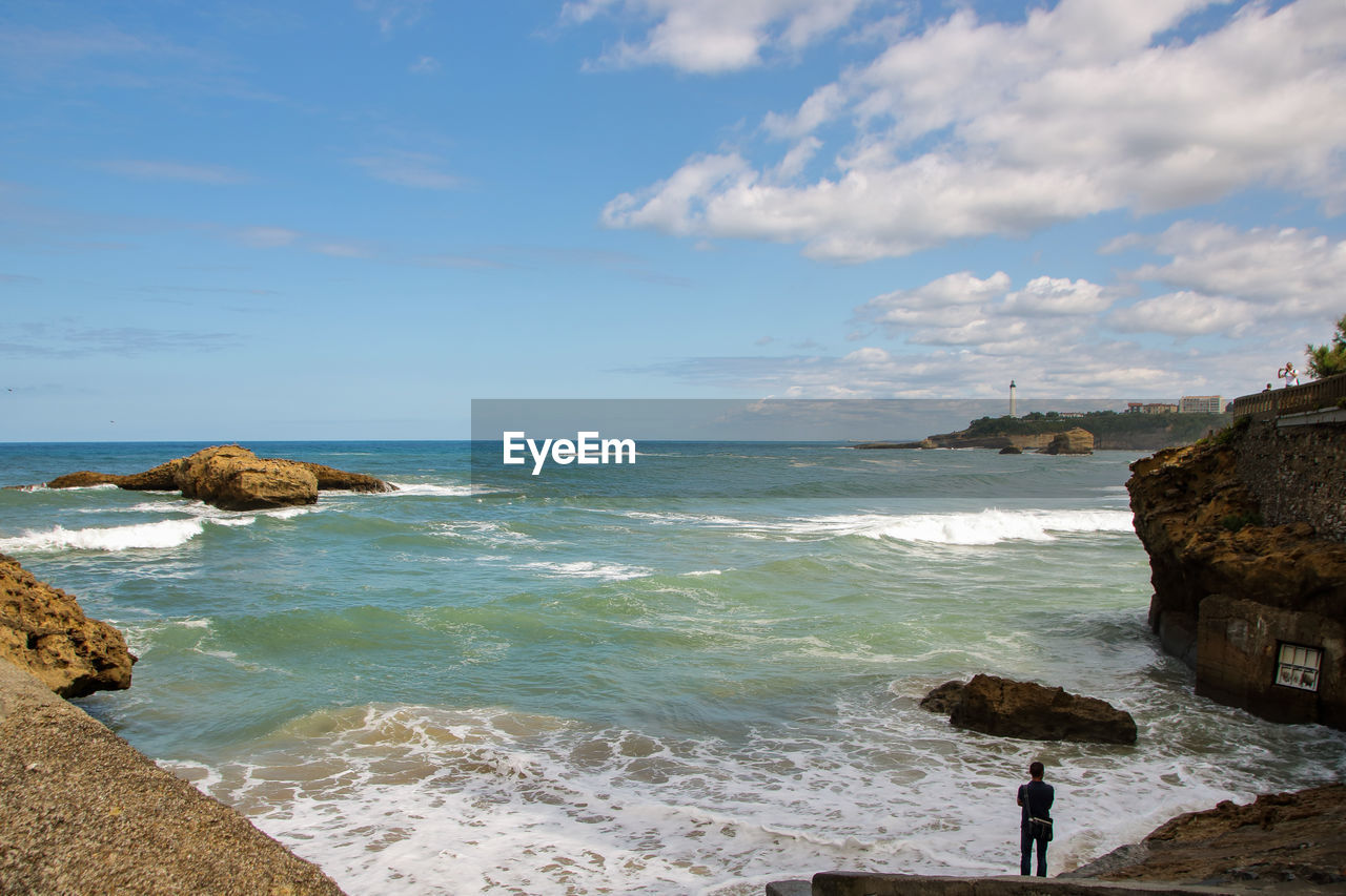 VIEW OF SEA AGAINST SKY