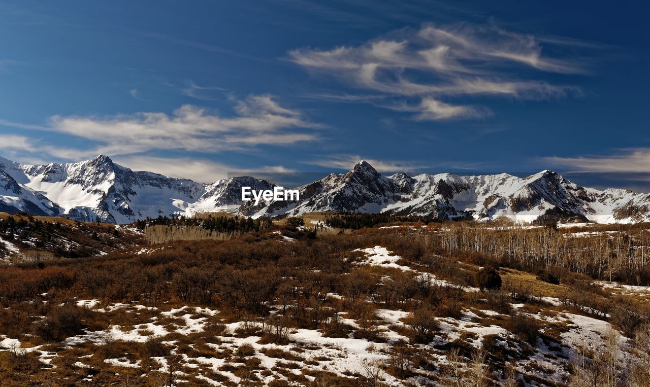 SNOWCAPPED MOUNTAIN AGAINST SKY