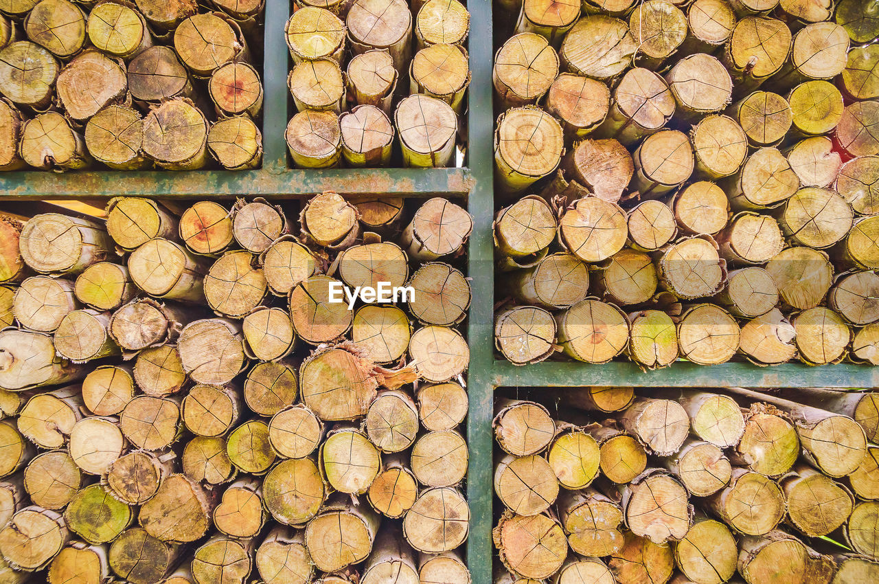 Pile of wood logs for winter, wooden background, stack of wood background.