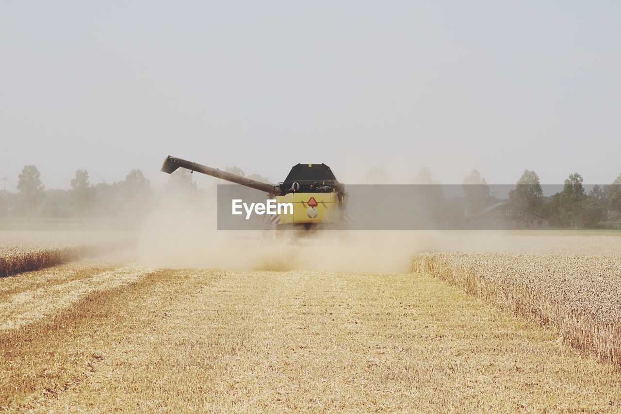 SCENIC VIEW OF LAND AGAINST CLEAR SKY