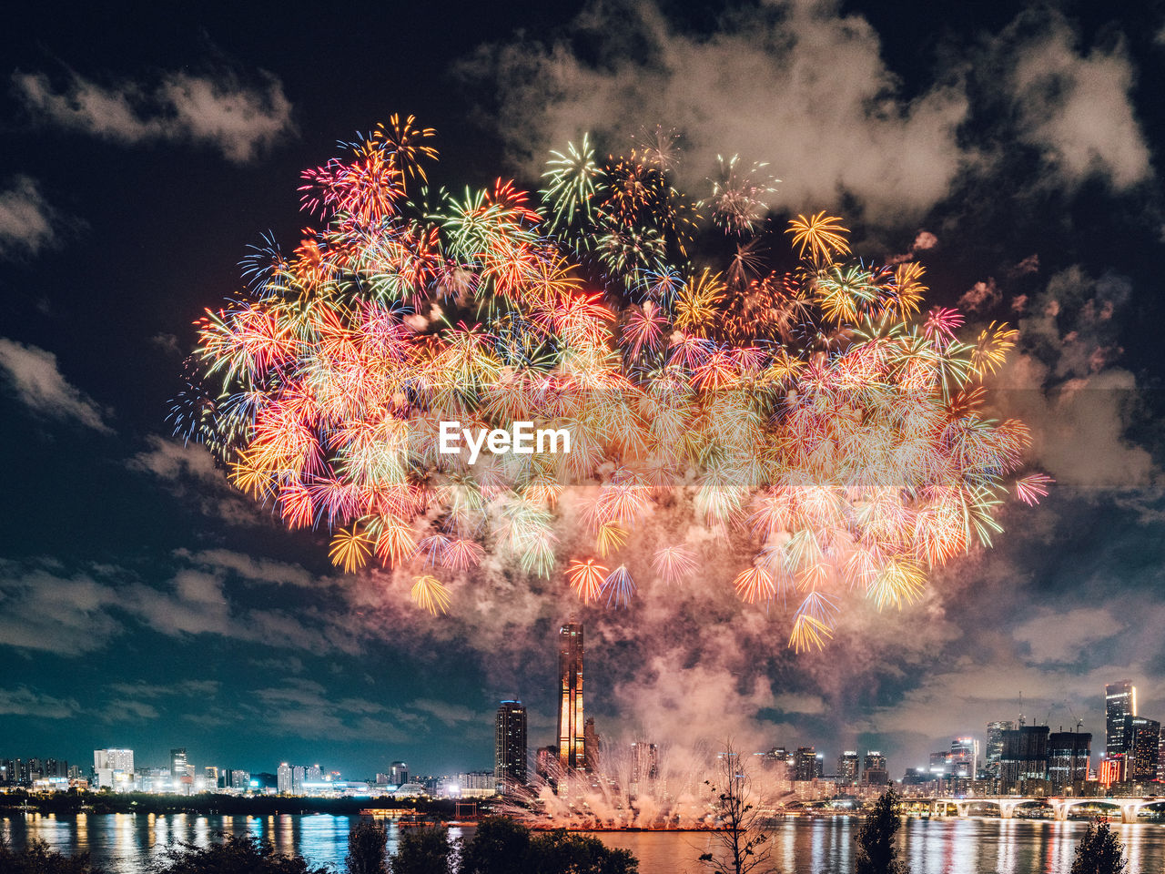 City in firework