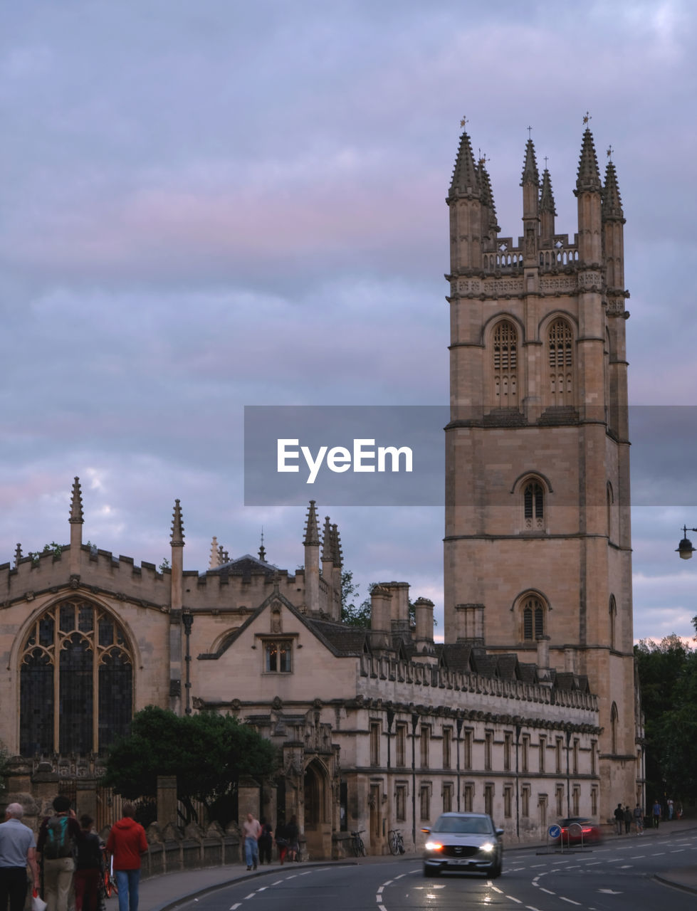 School University Campus University College Sunset Dusk Dusk In The City Gothic Architecture Gothic Clock City Clock Face Clock Tower Tree History Sky Architecture Place Of Worship