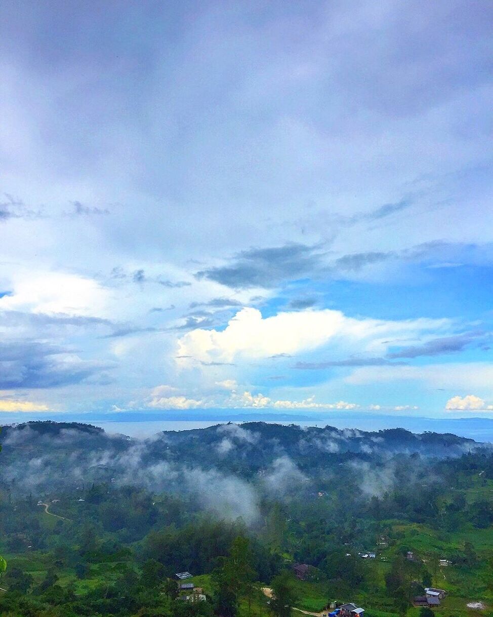 AERIAL VIEW OF LANDSCAPE AGAINST SKY