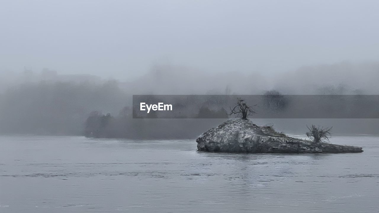 SCENIC VIEW OF SEA DURING WINTER