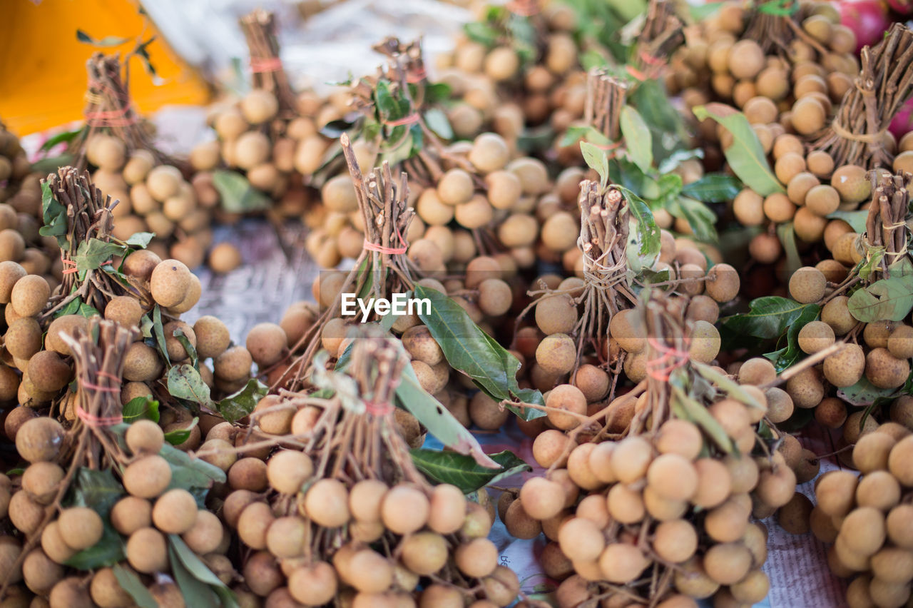 Close-up of black peppercorn for sale at market