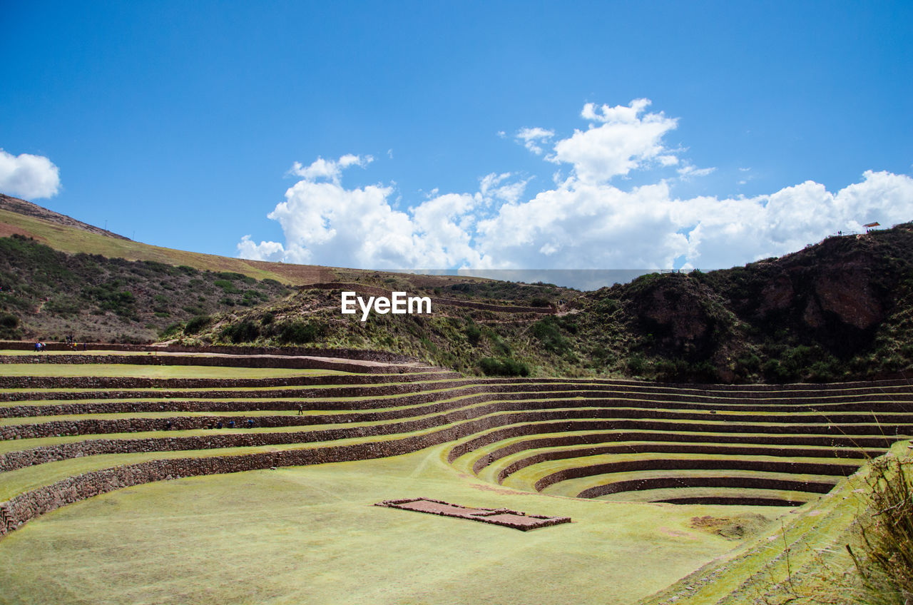 Amphitheater at andes mountains