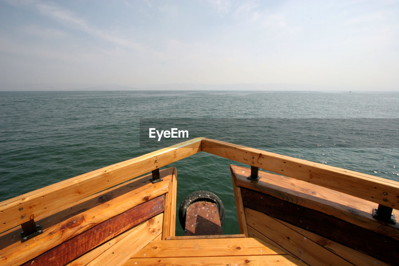 Boat on the sea of galilee