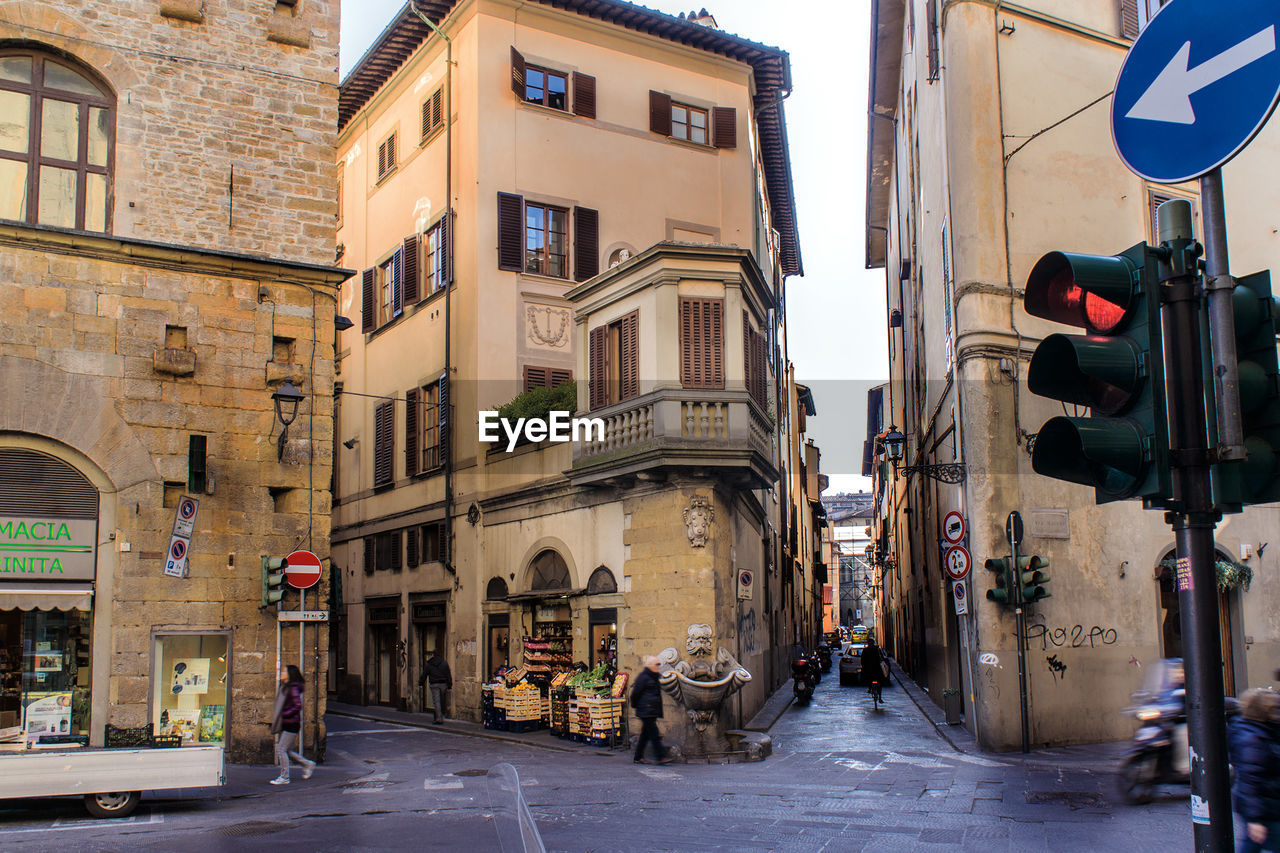 STREET AMIDST BUILDINGS