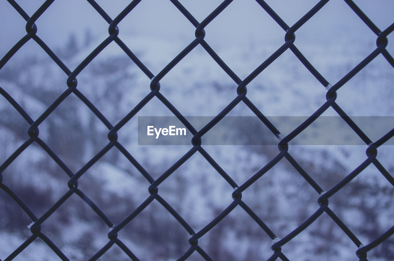 Full frame shot of chainlink fence