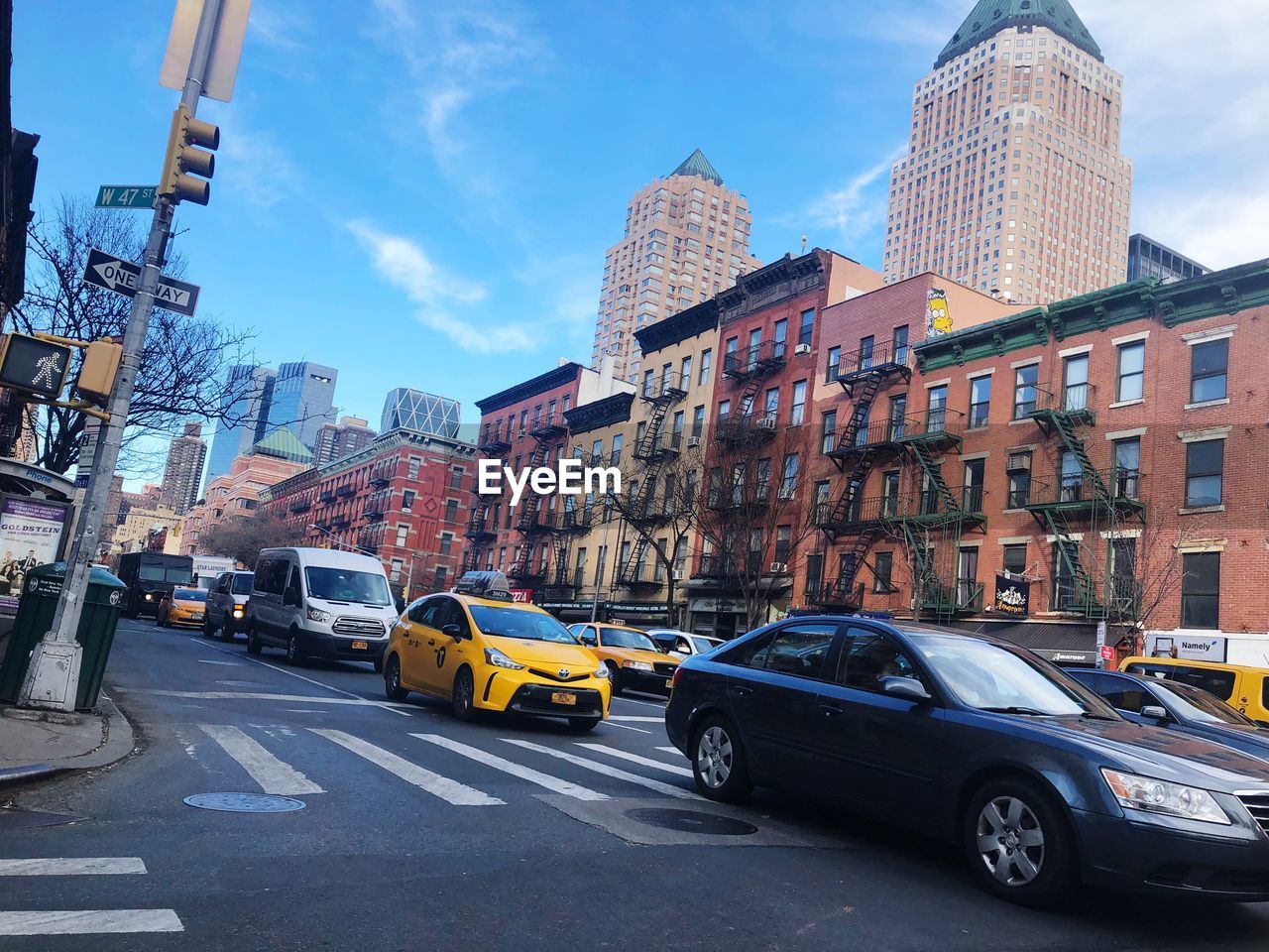 VEHICLES ON CITY STREET