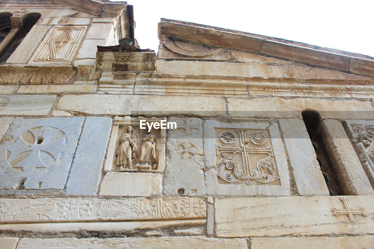 Low angle view of old building