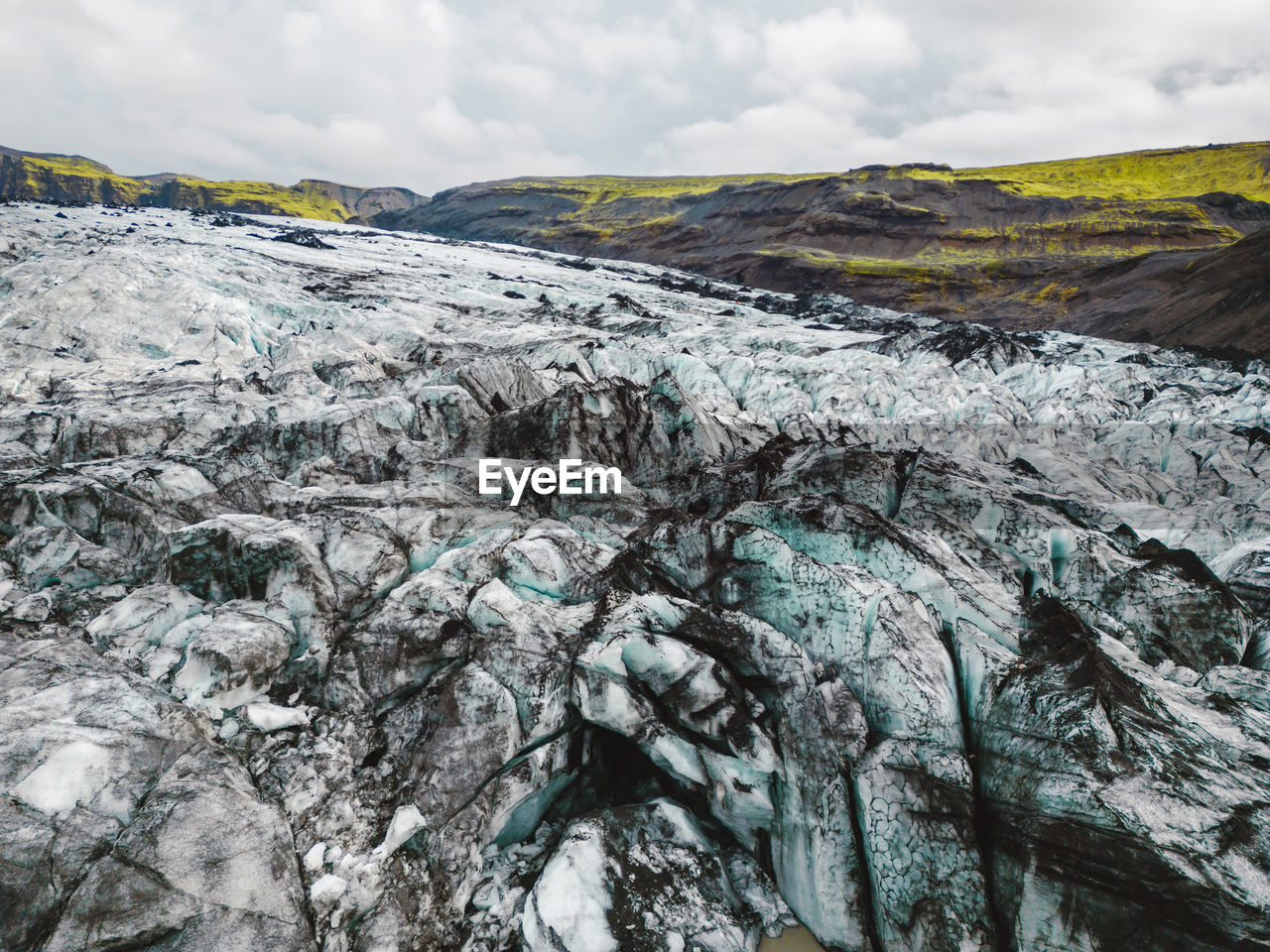 scenic view of snow covered mountain