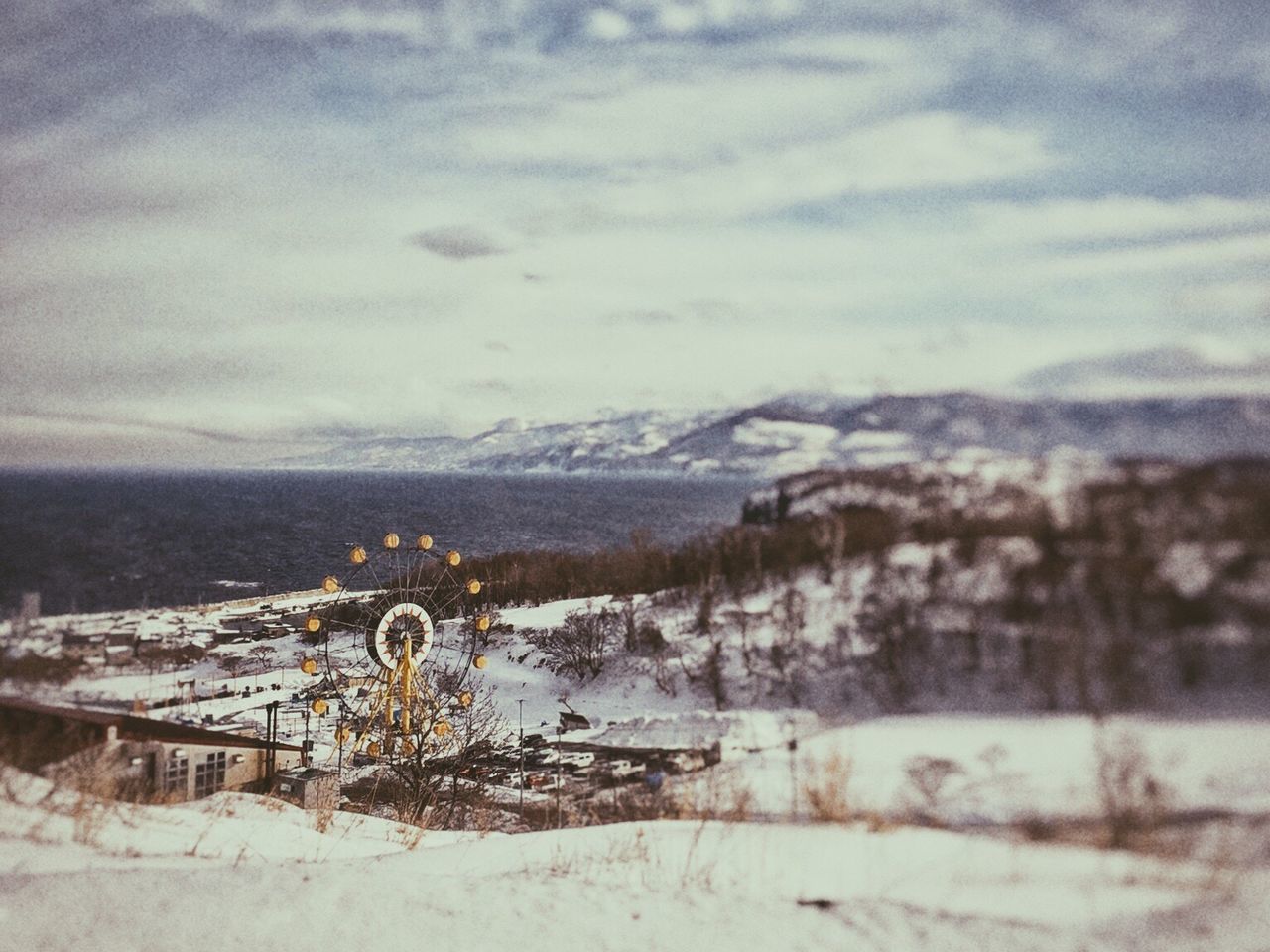 SCENIC VIEW OF SNOW COVERED LANDSCAPE