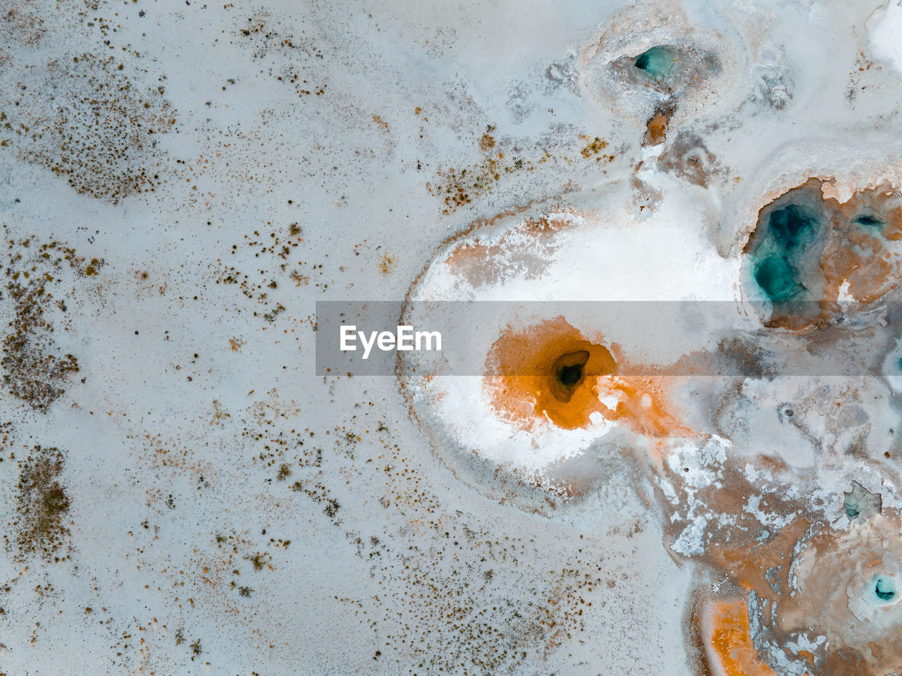 Upper geyser basin of yellowstone national park, wyoming