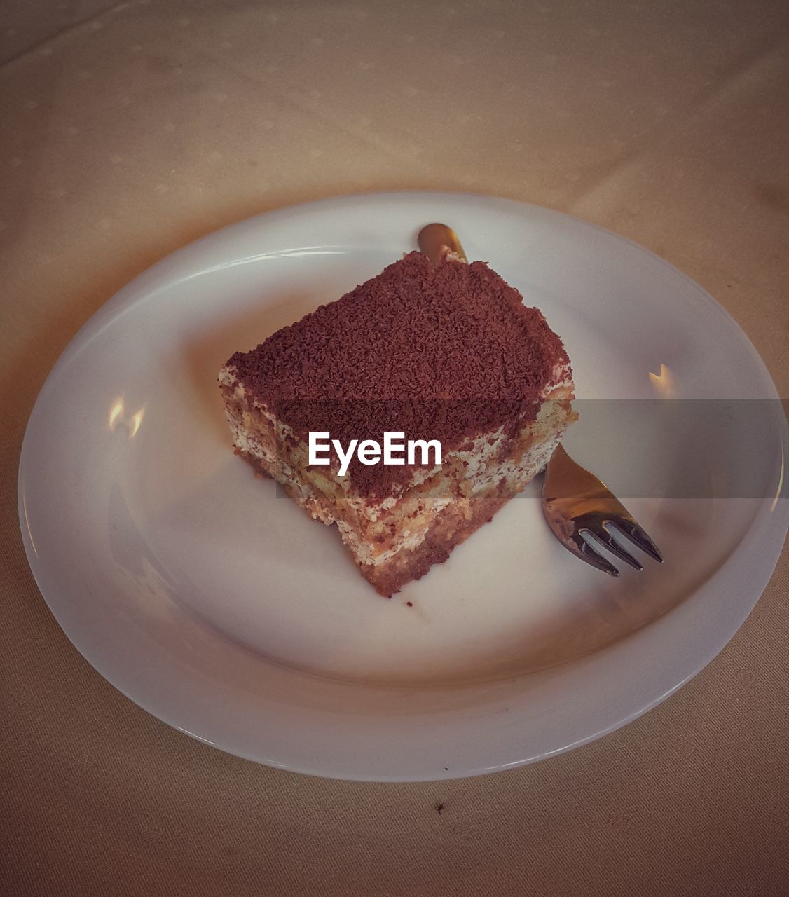 Close-up of cake in plate