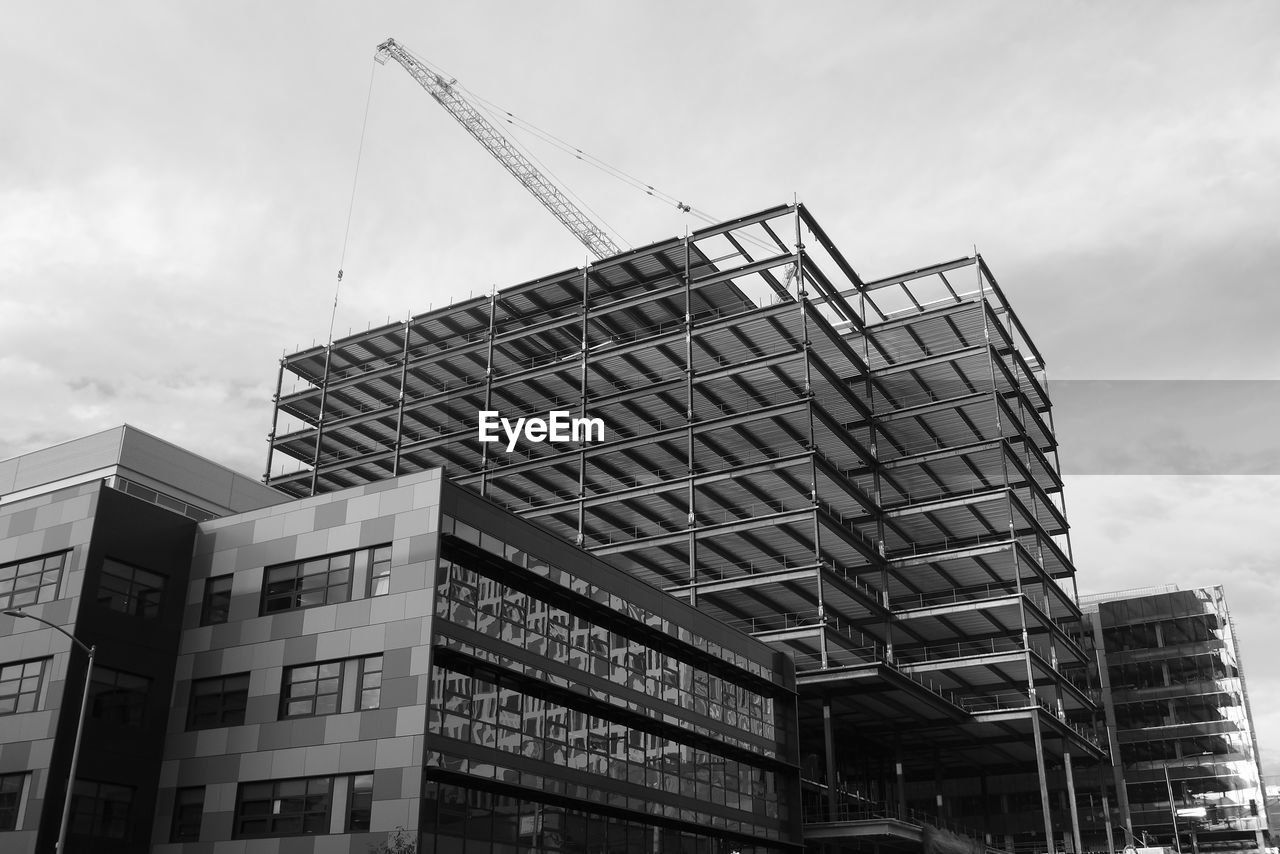 Low angle view of building against sky