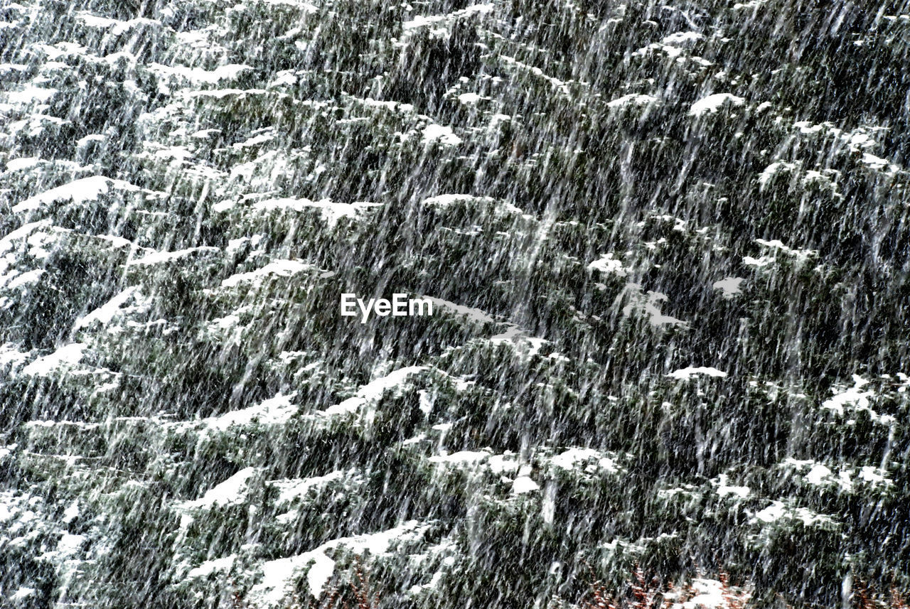 FULL FRAME SHOT OF SNOW COVERED