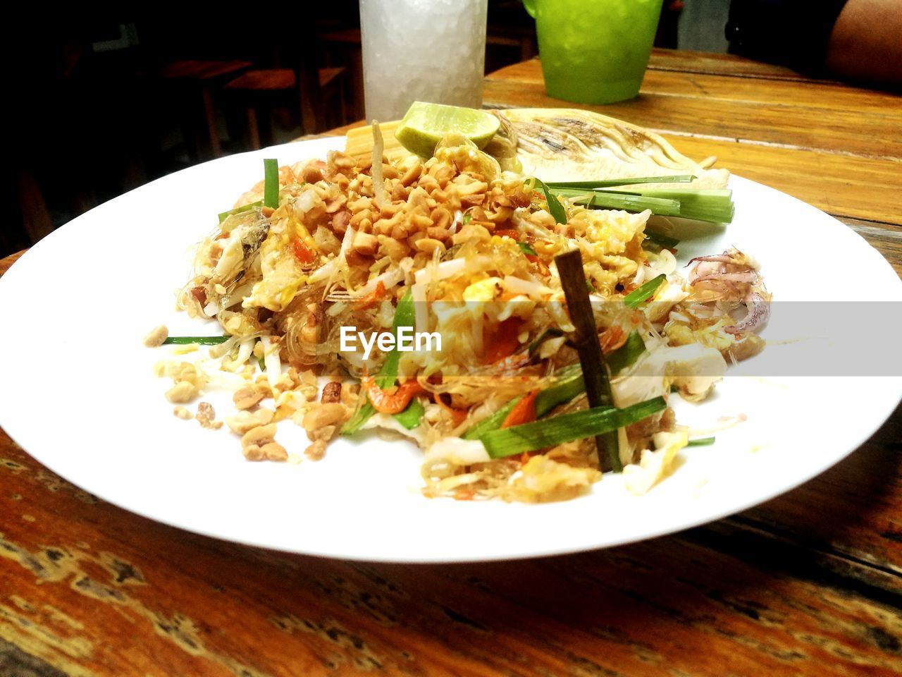 CLOSE-UP OF FOOD SERVED ON TABLE