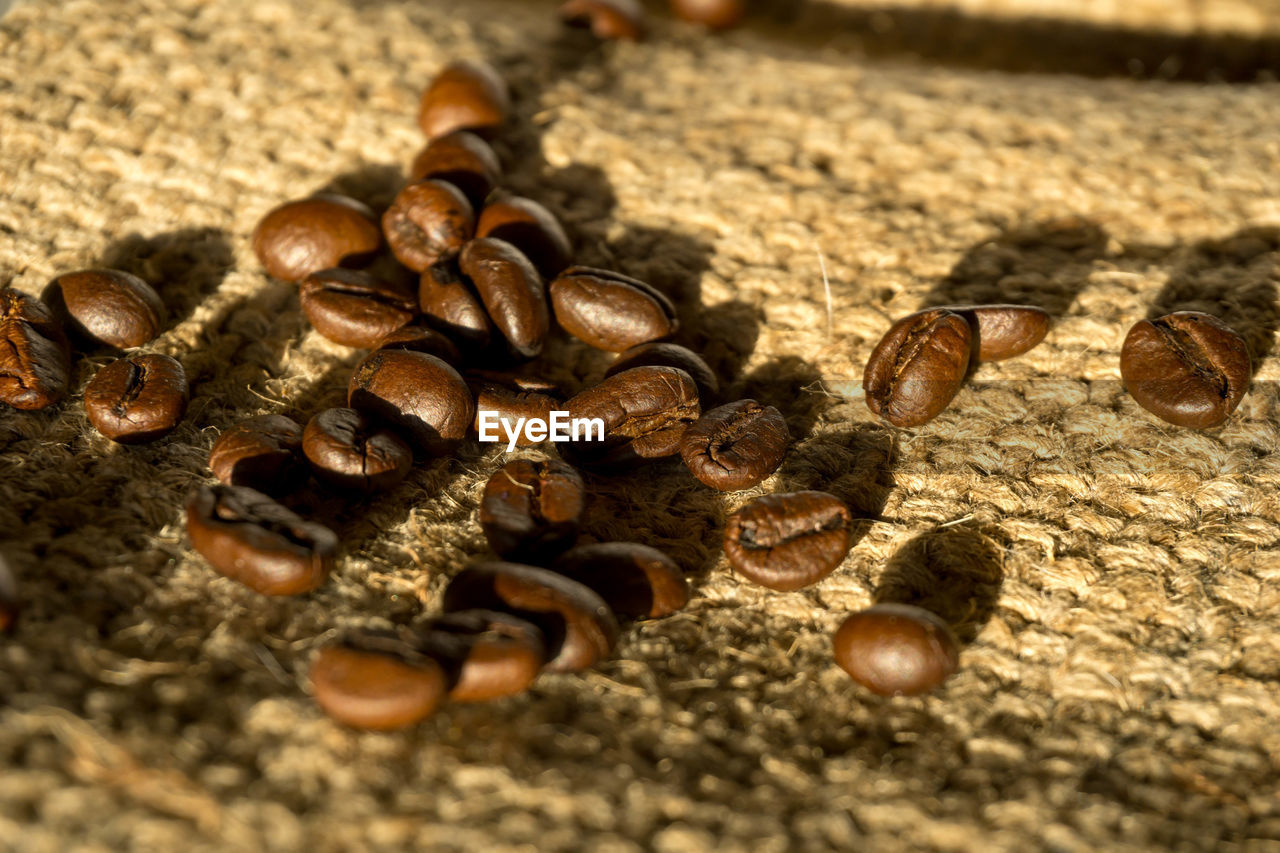 Close-up of coffee beans