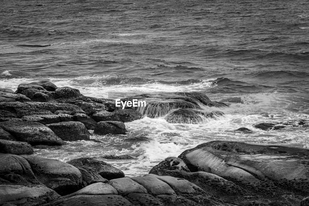 SCENIC VIEW OF SEA WAVES