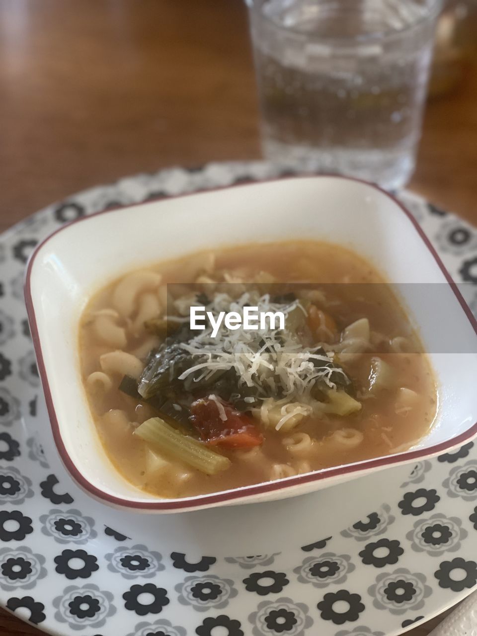 food and drink, food, soup, healthy eating, dish, vegetable, wellbeing, cuisine, produce, indoors, bowl, no people, stew, household equipment, meal, freshness, drink, asian food, high angle view, kitchen utensil, table