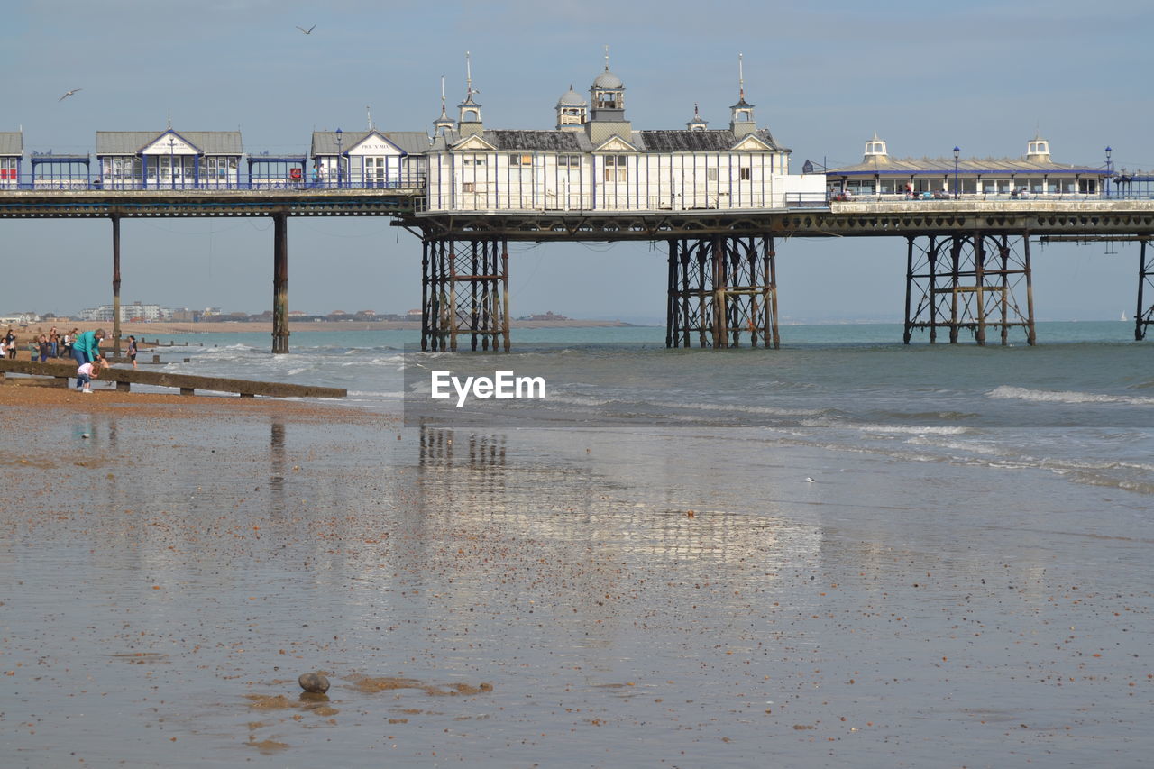 View of beach against sky