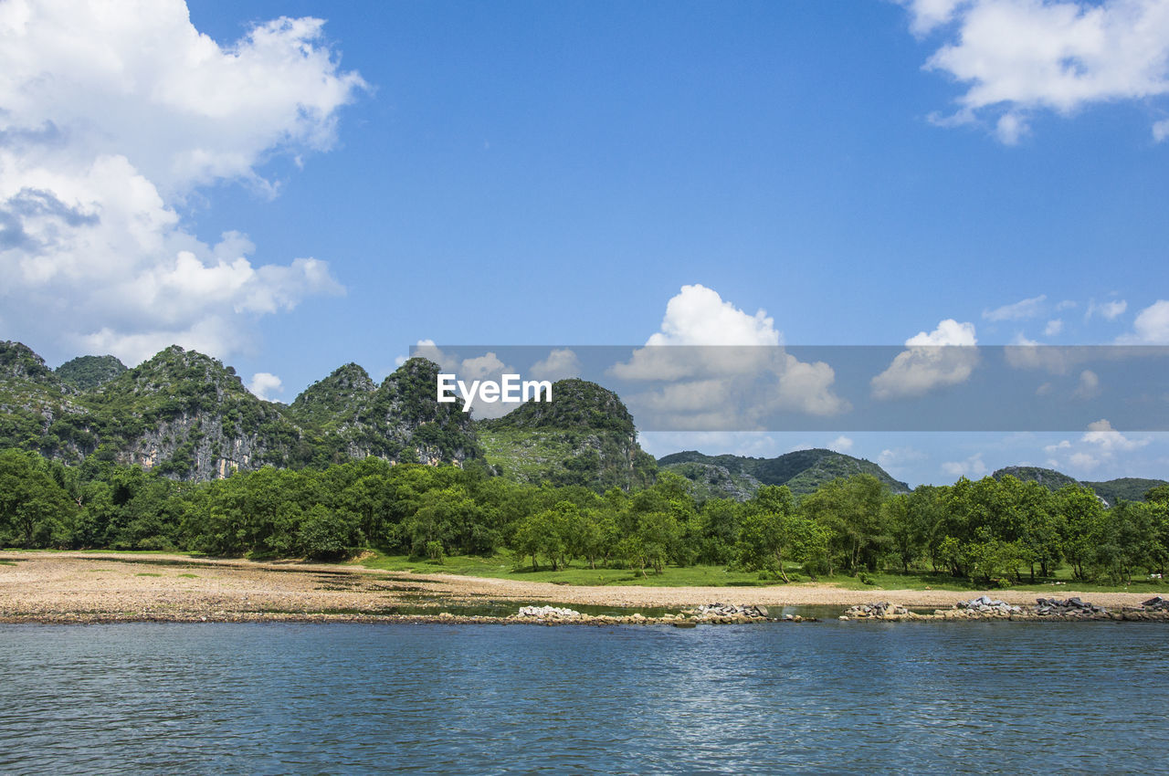 SCENIC VIEW OF RIVER AGAINST SKY