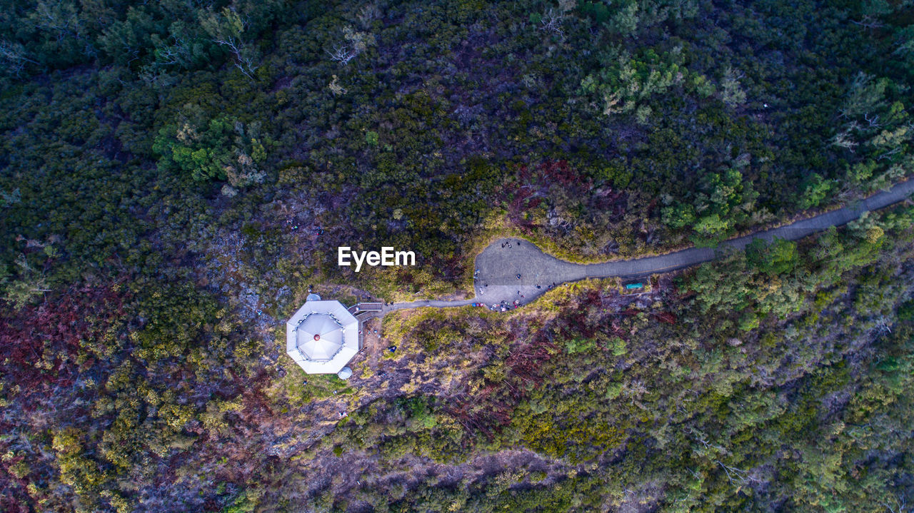 Aerial view of landscape