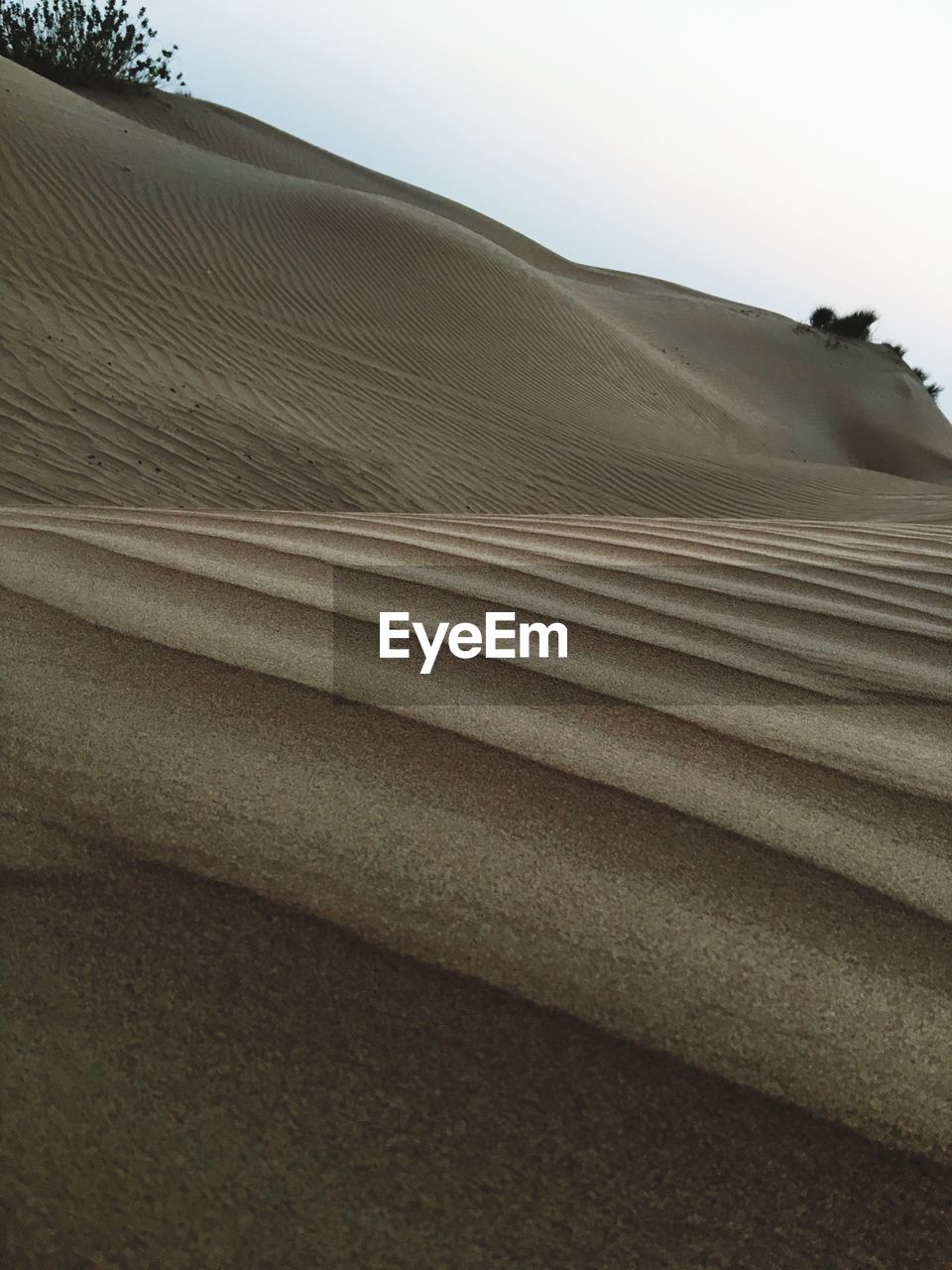 SAND DUNES AGAINST SKY