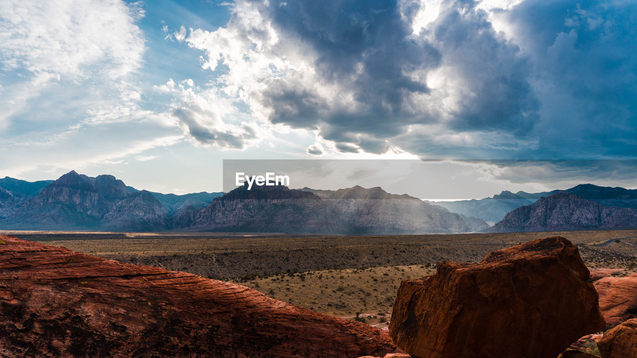 Panoramic view of landscape against sky