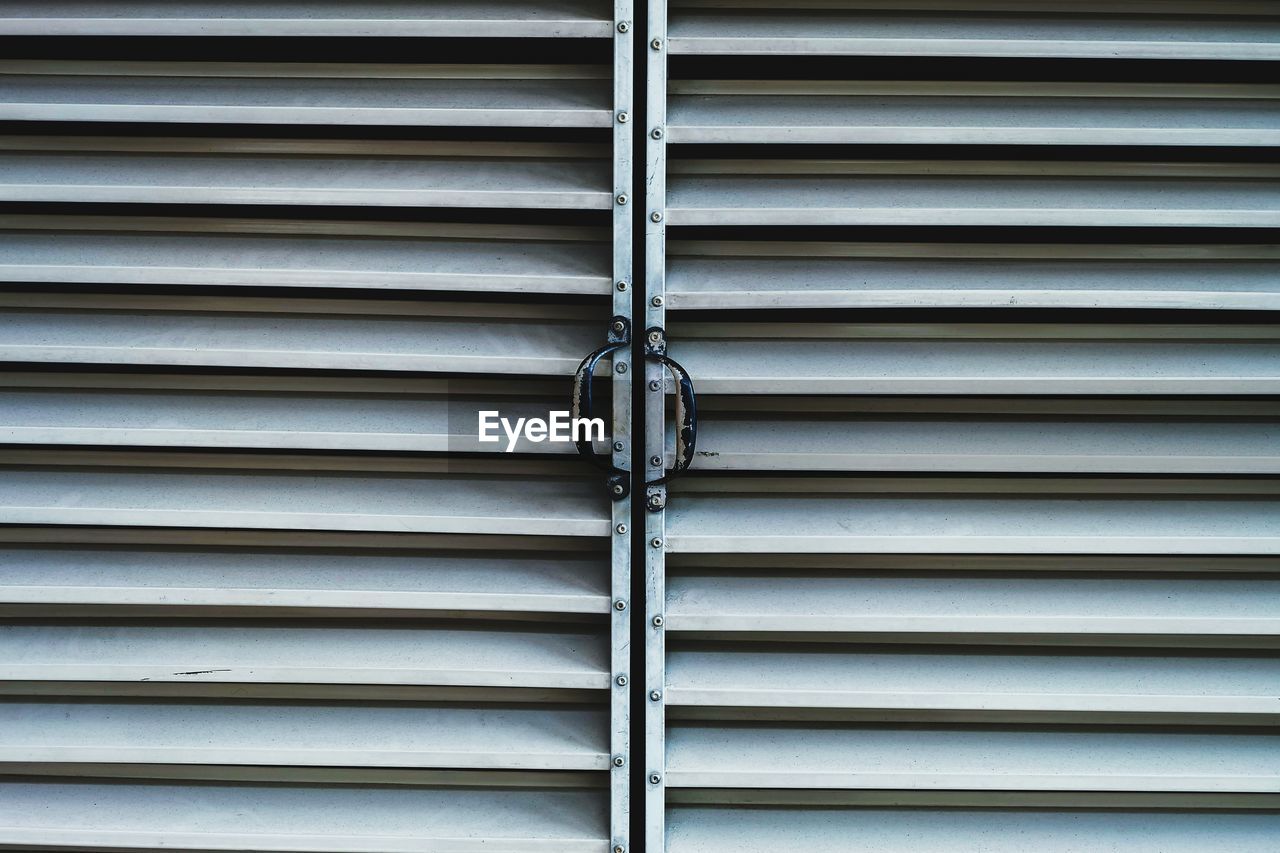 Full frame shot of closed windows