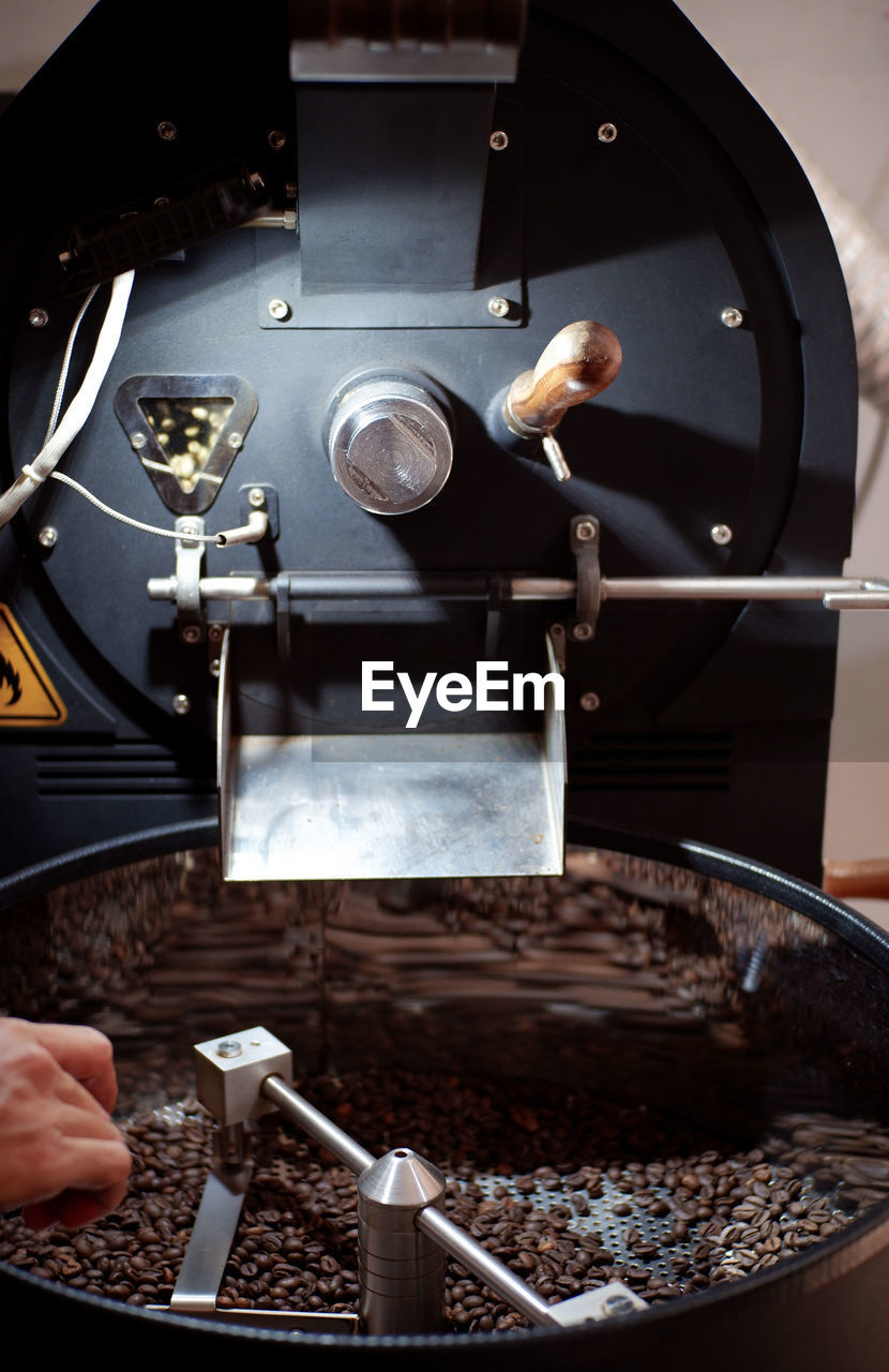 Modern coffee roasting machine