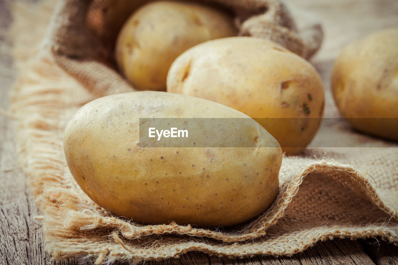 Close-up of potatoes