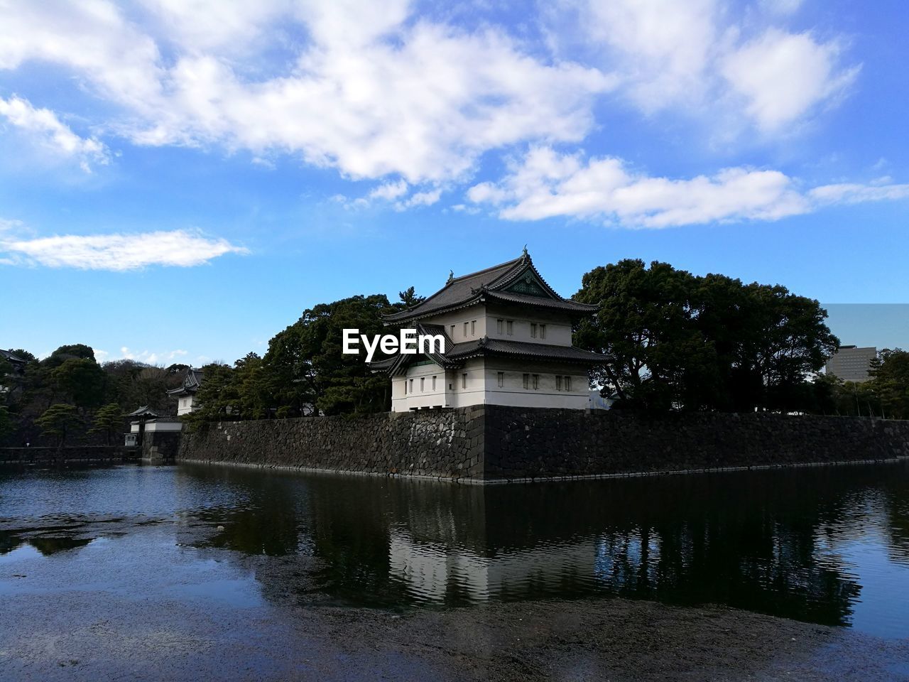 LAKE AGAINST SKY