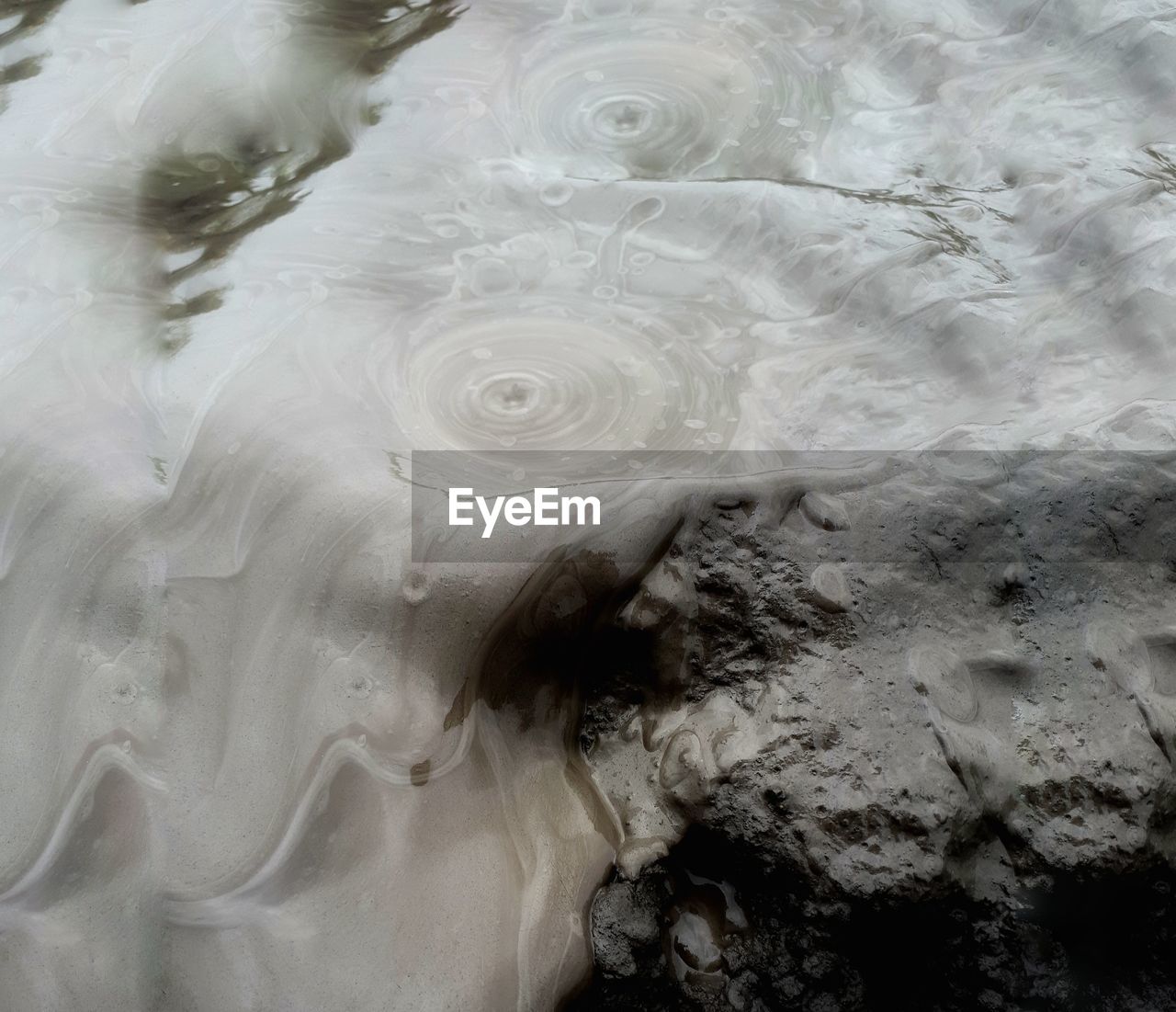 Detail shot of rippled water