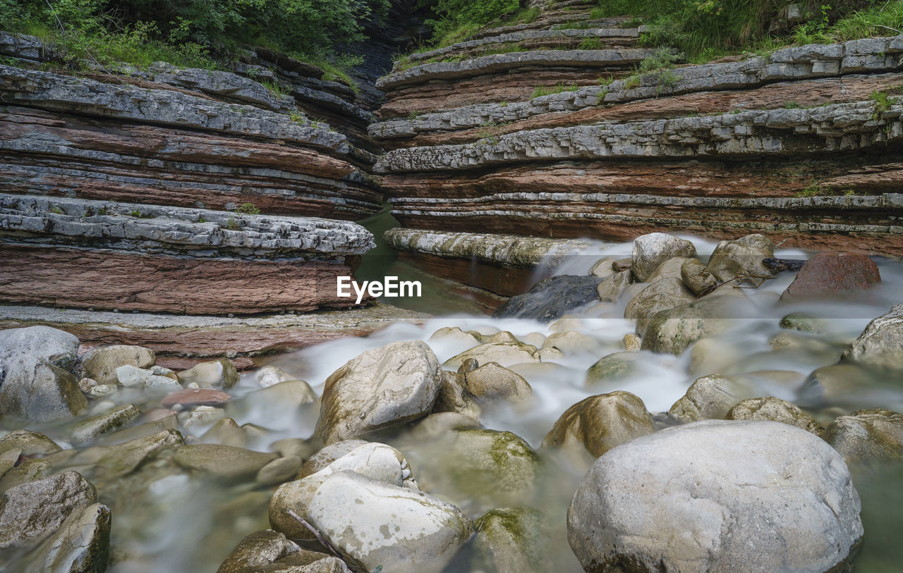 View of rock formation