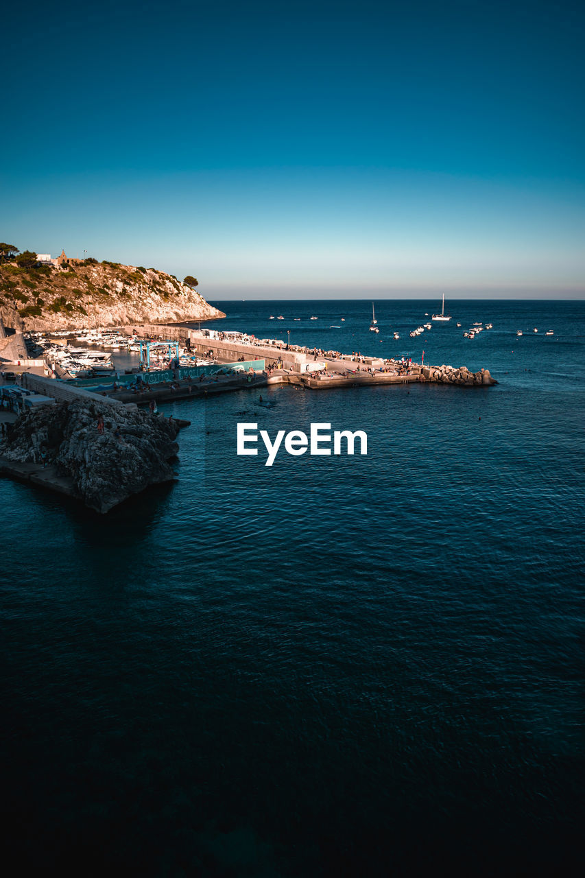 View on the sea in puglia