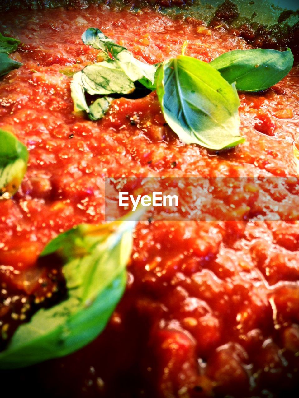 Full frame shot of tomato sauce