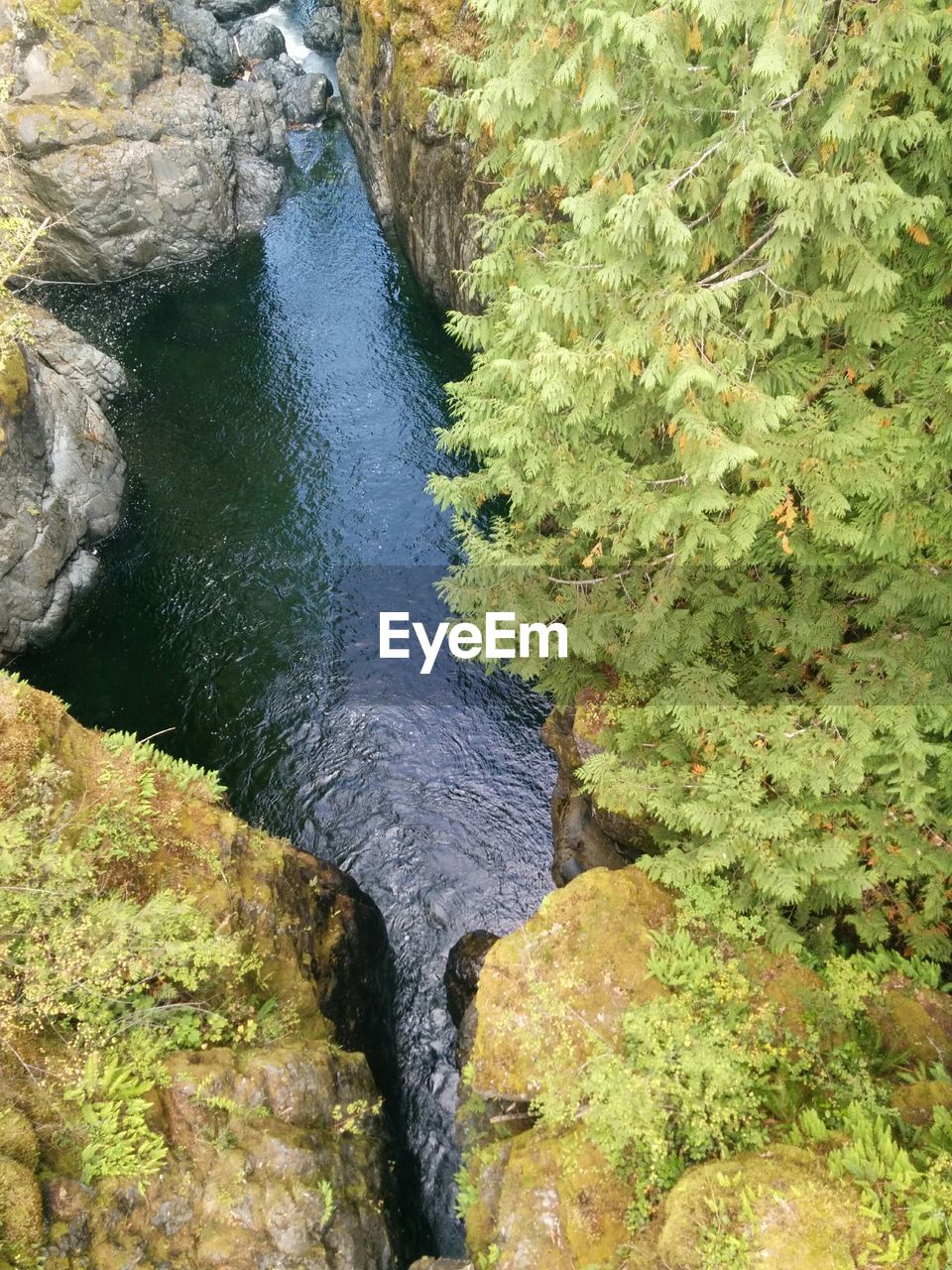 STREAM FLOWING THROUGH ROCKS