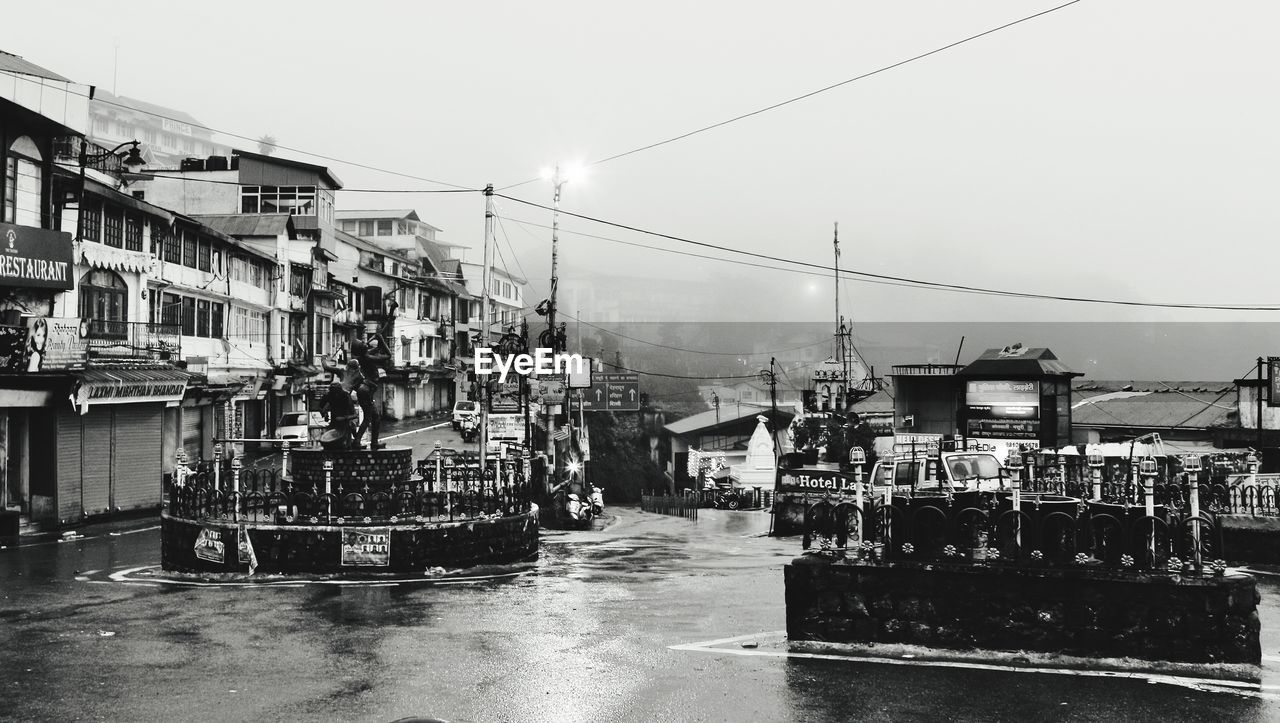 Empty streets of qyeen of the hills india 