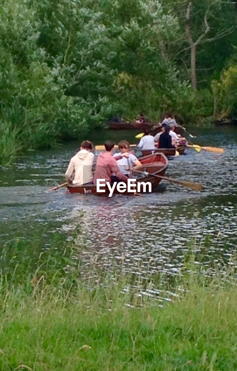 BOATS IN RIVER