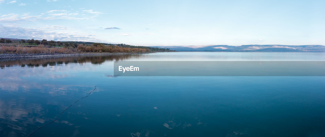 LAKE AGAINST SKY