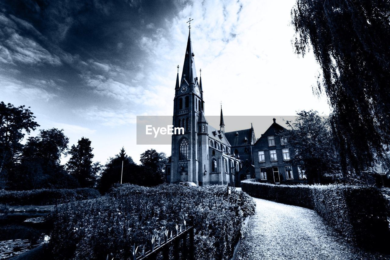 Exterior of church against sky