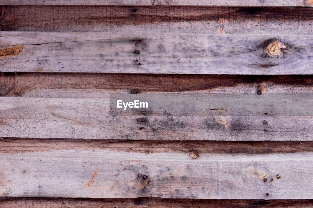 Full frame shot of weathered wood