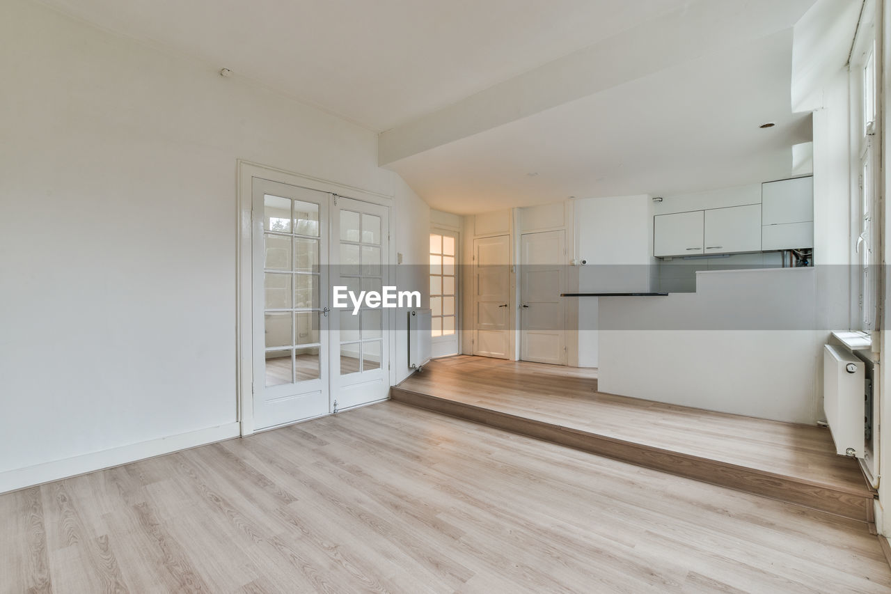 Interior of empty bedroom