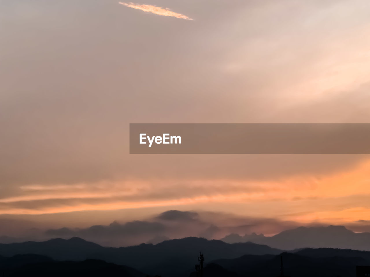 SCENIC VIEW OF DRAMATIC SKY DURING SUNSET