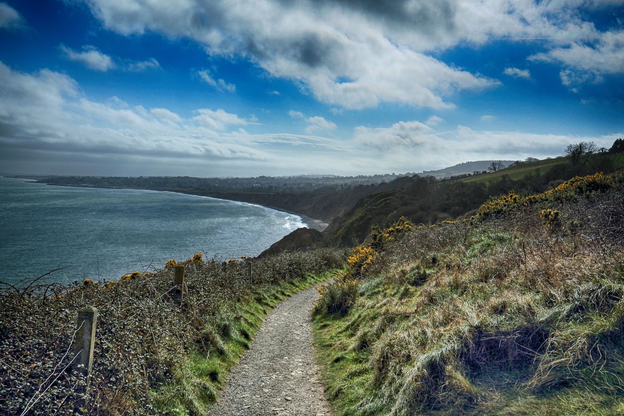 Panoramic view of sea against sky