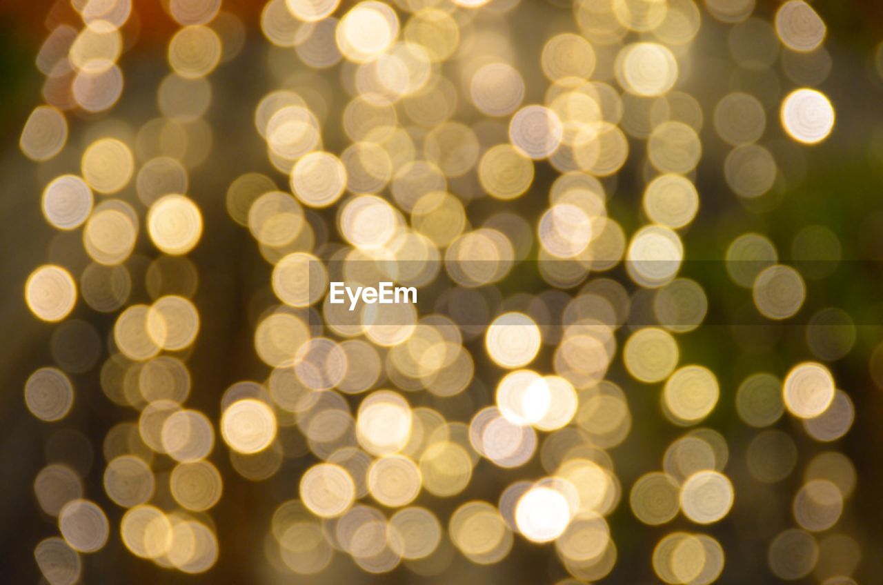 Defocused image of christmas lights