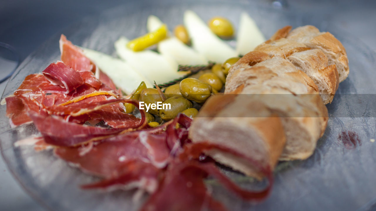 Close-up of food in plate