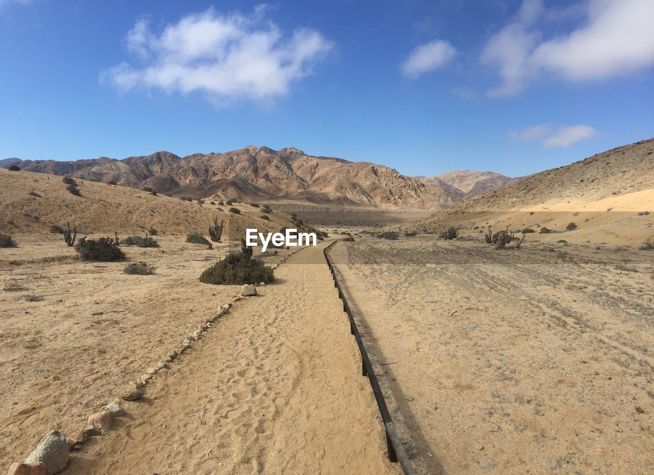 SCENIC VIEW OF ARID LANDSCAPE